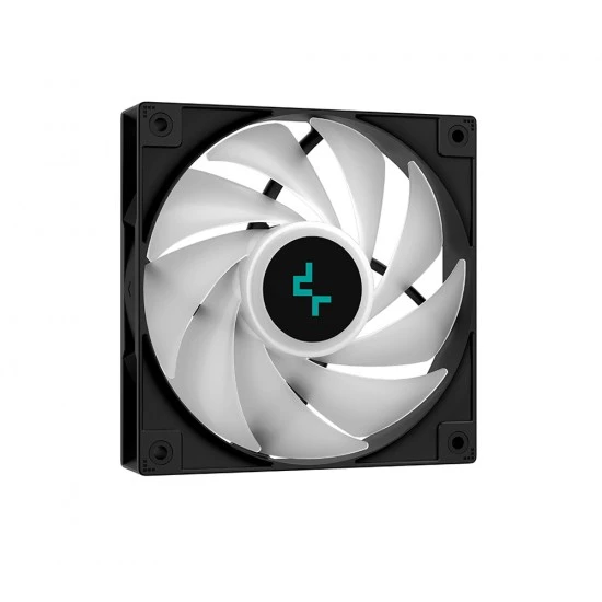 DEEPCOOL GAMMAXX AG620 BK ARGB 260W TDP ALL-BLACK 6 PCS COPPER HEAT PIPES مع مبرد هواء وحدة المعالجة المركزية ثنائي المروحة مقاس 120 مم