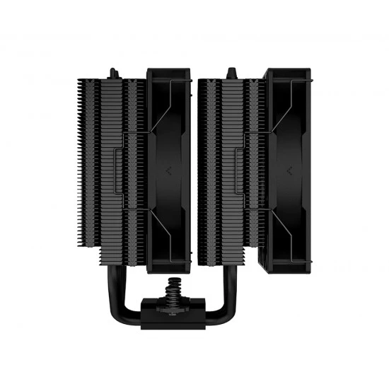 DEEPCOOL GAMMAXX AG620 BK ARGB 260W TDP ALL-BLACK 6 PCS COPPER HEAT PIPES مع مبرد هواء وحدة المعالجة المركزية ثنائي المروحة مقاس 120 مم