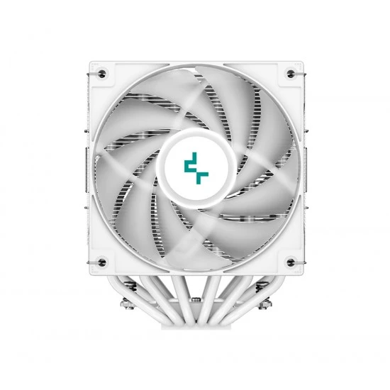 DEEPCOOL GAMMAXX AG620 WH ARGB 260W TDP بالكامل باللون الأبيض 6 أنابيب نحاسية مع مبرد هواء وحدة المعالجة المركزية بمروحة مزدوجة مقاس 120 مم