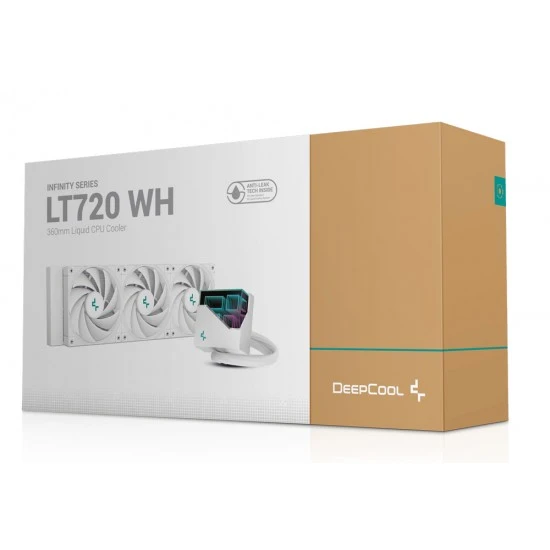 مبرد سائل DEEPCOOL LT720 الجيل الرابع مضخة مزدوجة الغرف 3100 دورة في الدقيقة مرآة إنفينيتي متعددة الأبعاد كتلة ARGB 300 واط TDP مبرد AIO