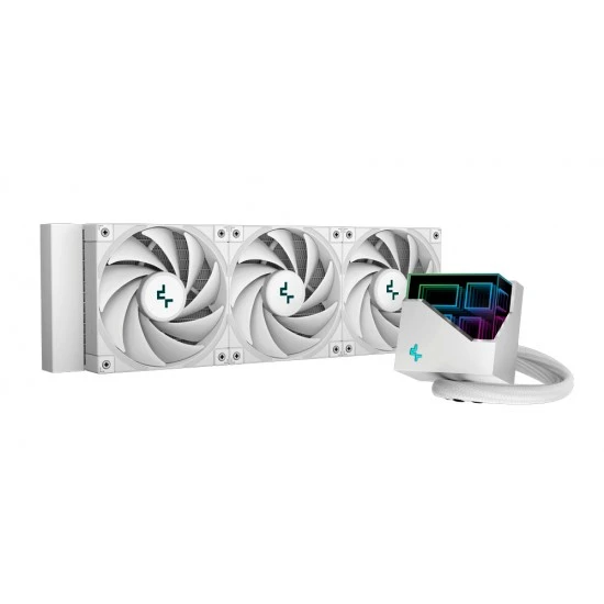 مبرد سائل DEEPCOOL LT720 الجيل الرابع مضخة مزدوجة الغرف 3100 دورة في الدقيقة مرآة إنفينيتي متعددة الأبعاد كتلة ARGB 300 واط TDP مبرد AIO