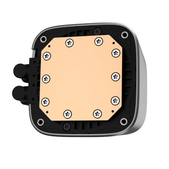 مبرد سائل وحدة المعالجة المركزية DEEPCOOL LS720 360MM AIO عالي الأداء وذو كفاءة منخفضة في الضوضاء وقطر 360 مم وتصميم غطاء المرآة اللانهائية