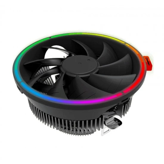 مبرد وحدة المعالجة المركزية GAMEMAX GAMMA 200 بتصميم فريد من نوعه RGB مع قاعدة نحاسية بنمط اللمس المباشر