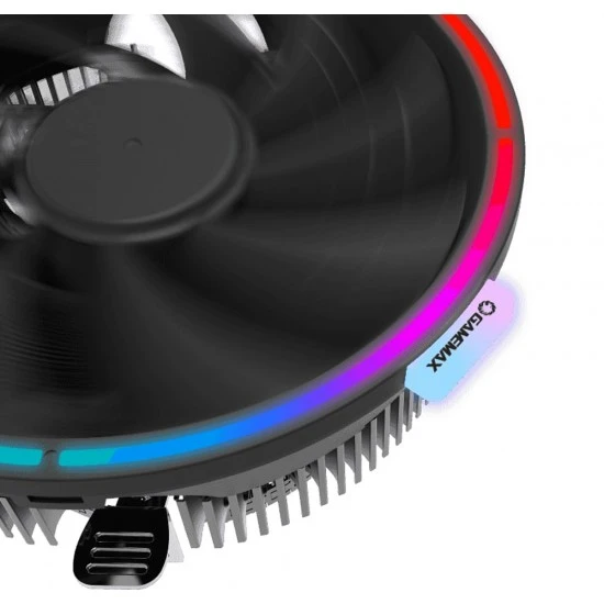 مبرد وحدة المعالجة المركزية GAMEMAX GAMMA 200 بتصميم فريد من نوعه RGB مع قاعدة نحاسية بنمط اللمس المباشر