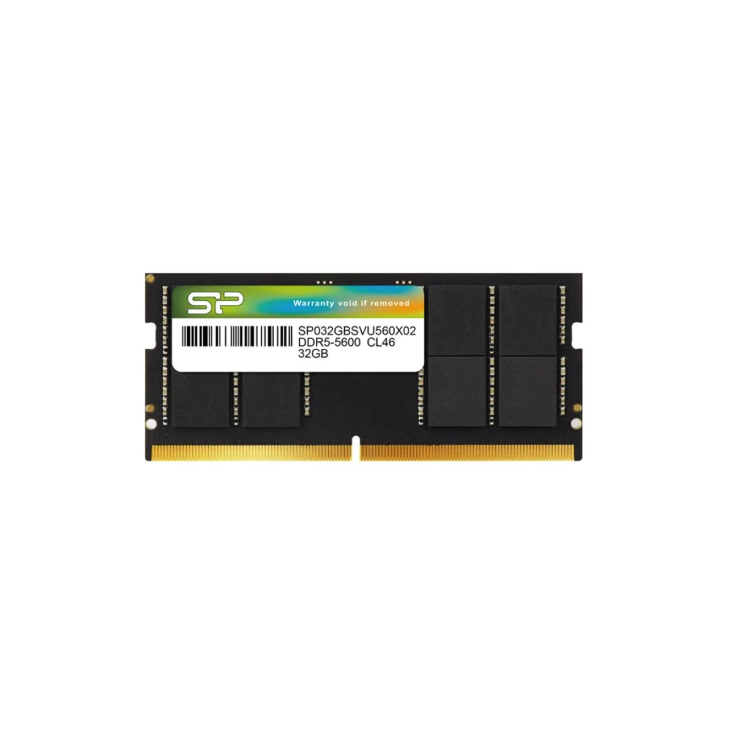 ذاكرة DDR5 بسعة 32 جيجابايت و1.1 فولت من Silicon Power لأجهزة الكمبيوتر المحمولة غير المخزنة مؤقتًا بتردد 4800 ميجاهرتز
