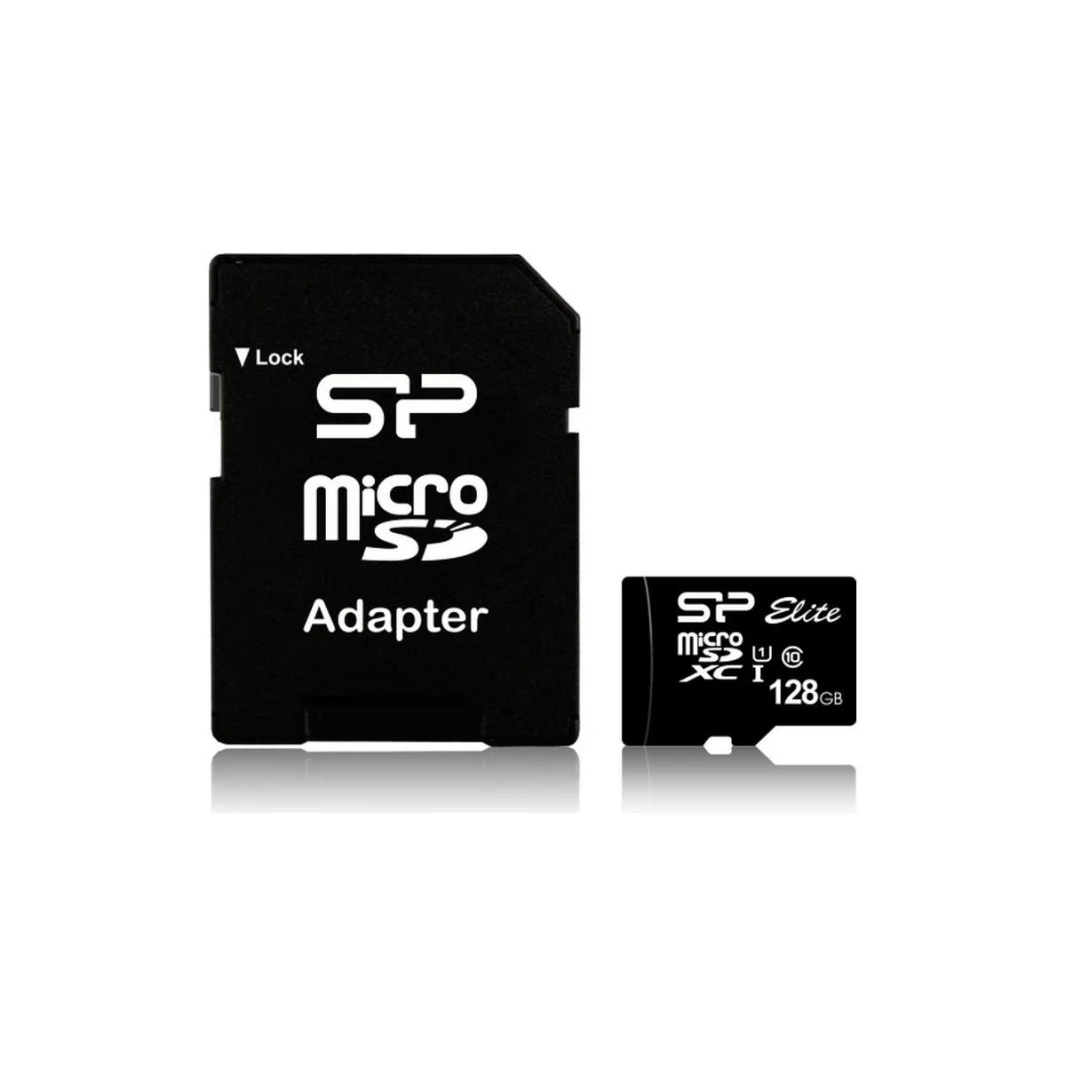 بطاقة ذاكرة Silicon Power Elite microSDXC بسعة 128 جيجابايت