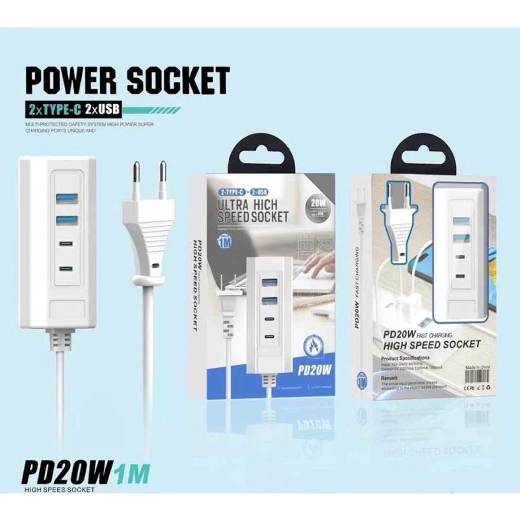 مقبس شحن سريع PD20W عالي السرعة - 20 وات