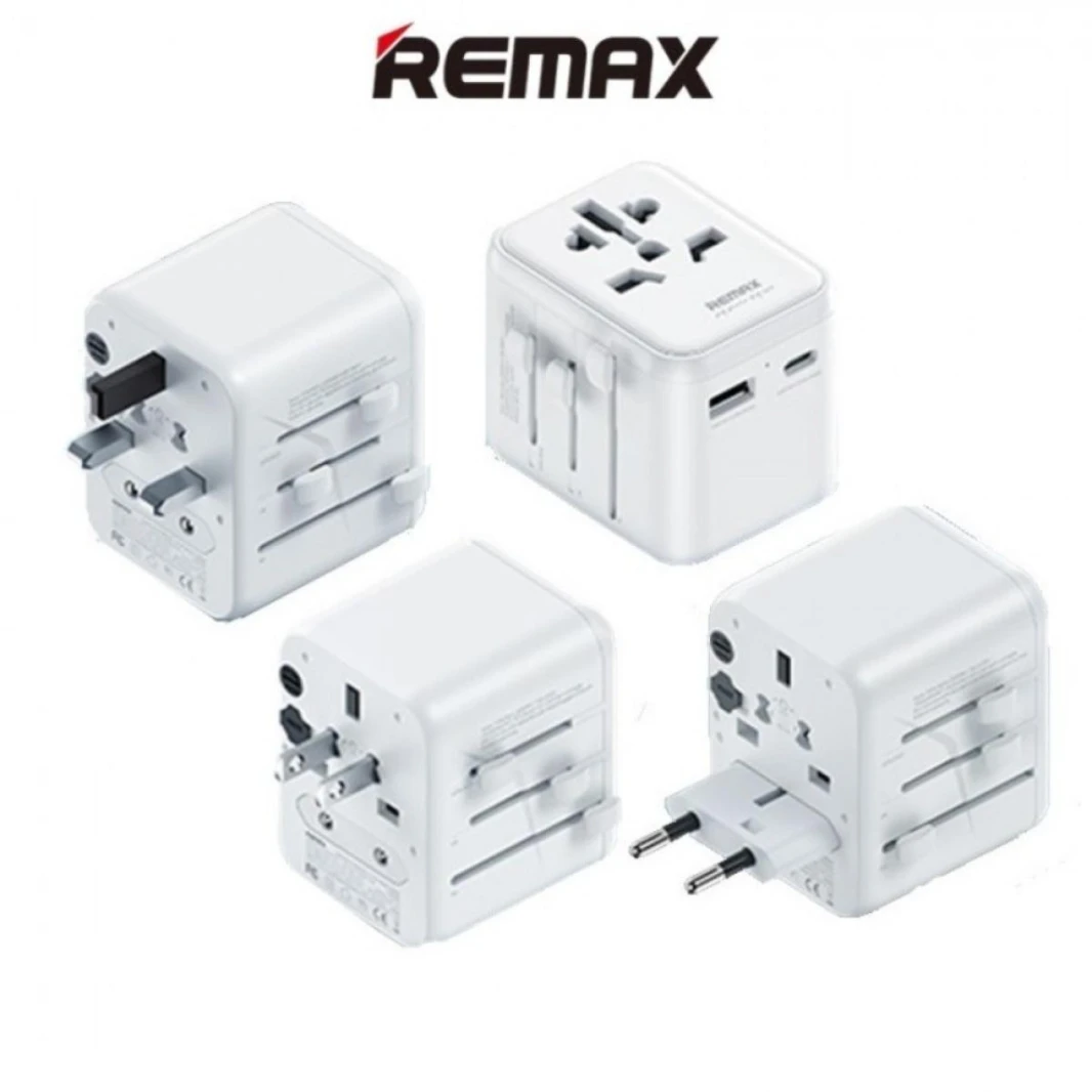 محول شاحن سفر عالمي بقوة 12 وات من سلسلة Astro من Remax RP-U23