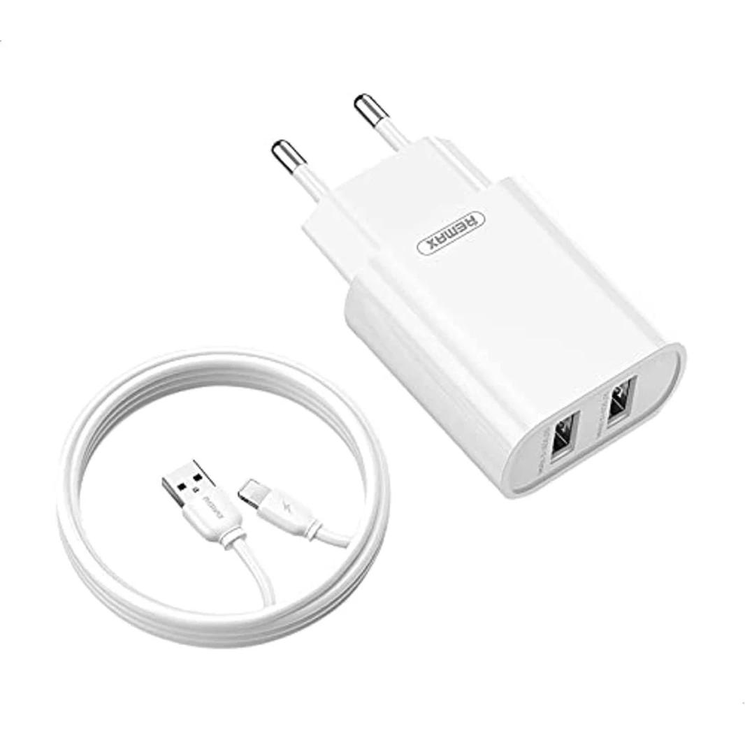 شاحن حائط Remax RP-U35 EU مع منفذين شحن لمنفذ Lightning -Iphone