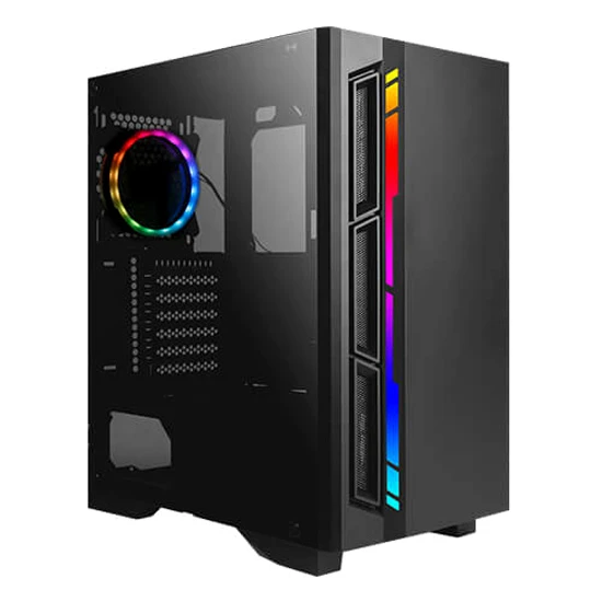 علبة ألعاب ANTEC NX400 MID TOWER ARGB ذات اللوحة الأمامية