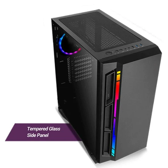 علبة ألعاب ANTEC NX400 MID TOWER ARGB ذات اللوحة الأمامية