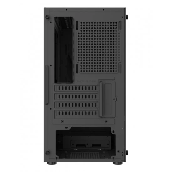 حافظة كمبيوتر DARKFLASH AL390 MATX/ITX مزودة بألواح زجاجية مقسّاة ومنفذ USB 3.0 وحافظة كمبيوتر للألعاب - باللون الأسود