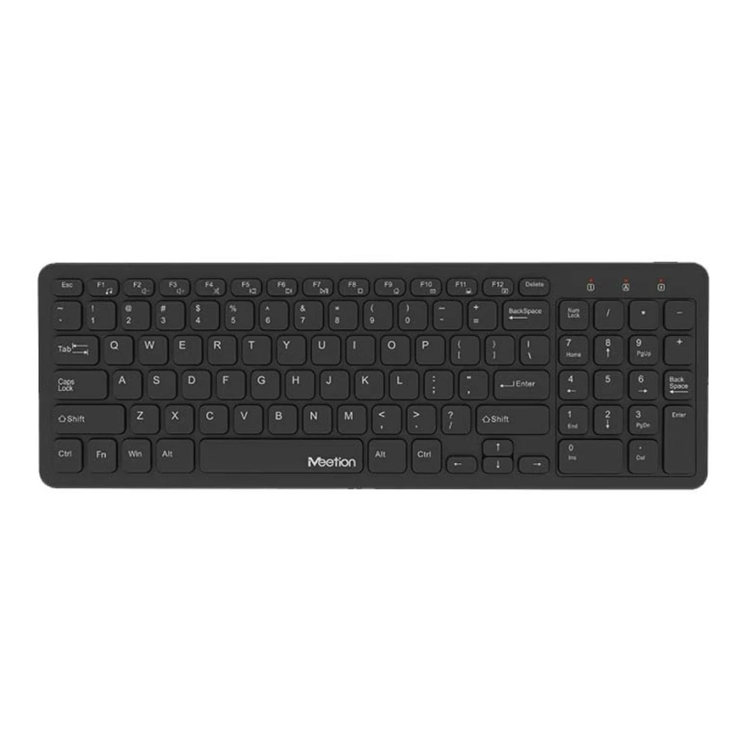 Meetion WK410 Wireless Ultra Thin Chocolate Keyboard