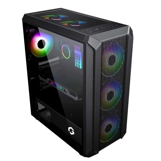 حل تبريد محسّن من سلسلة GAMEON TRIDENT II S مع هيكل ألعاب متوسط ​​الحجم متطور لتدفق الهواء