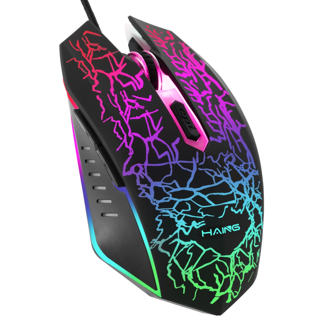 HAING GM200 RGB Wired Dazzling Gaming Mouse