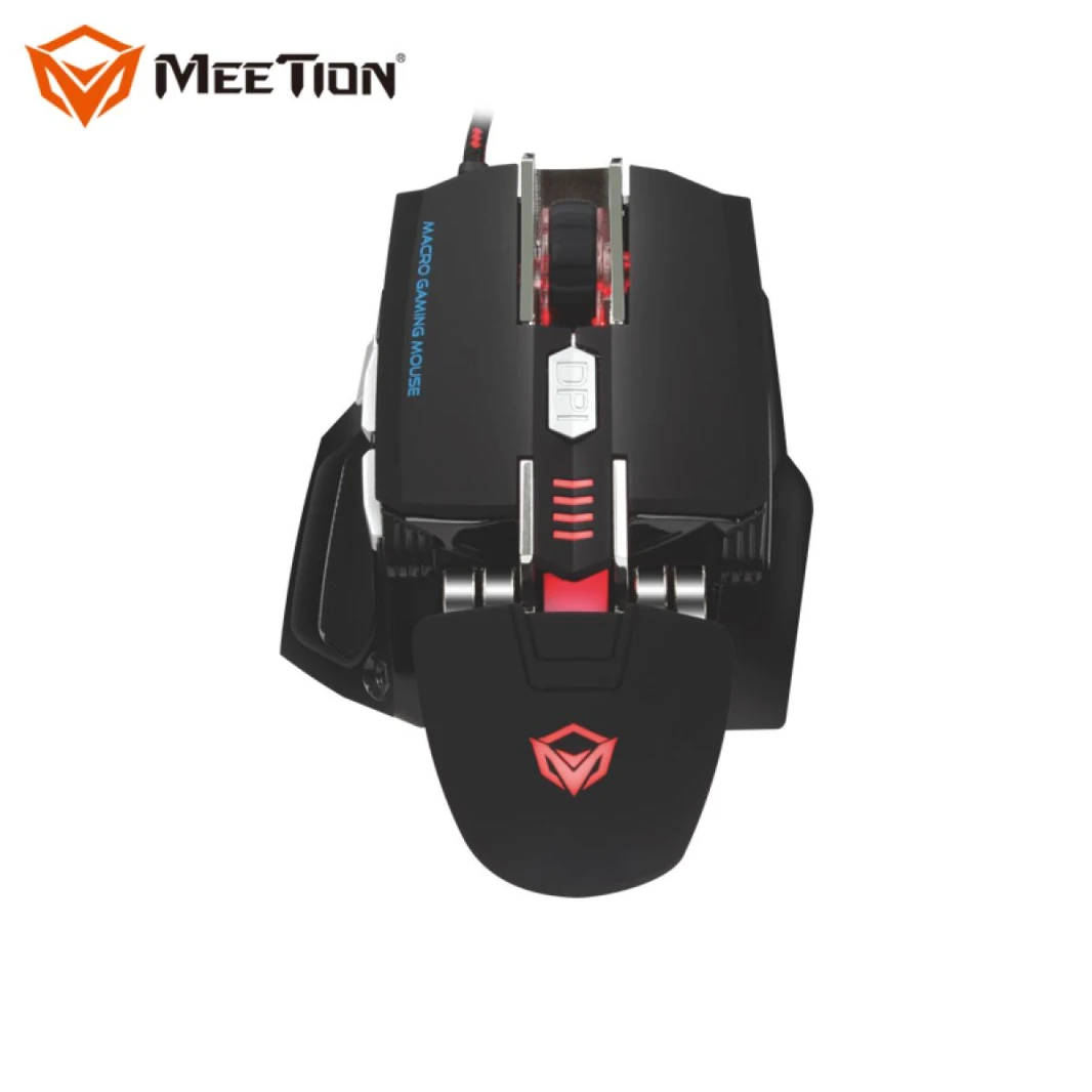 ماوس ألعاب Meetion M975 USB سلكي - أسود