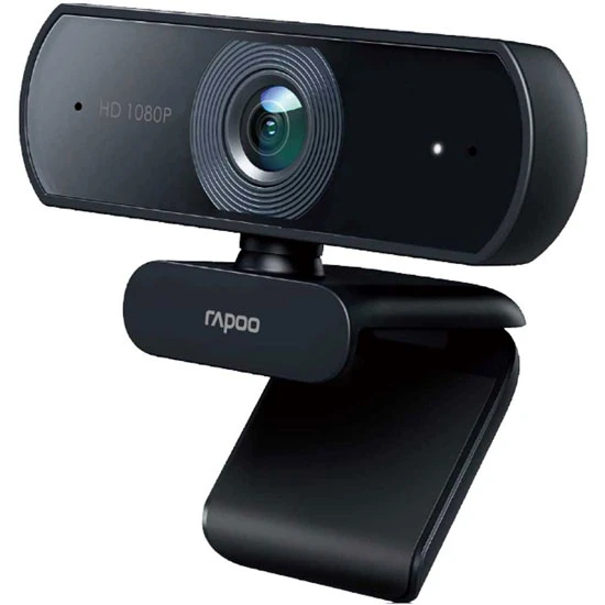 RAPOO C260 USB BLACK FULL HD WEBCAM , 1080P 30HZ , 360 HORIZONTAL