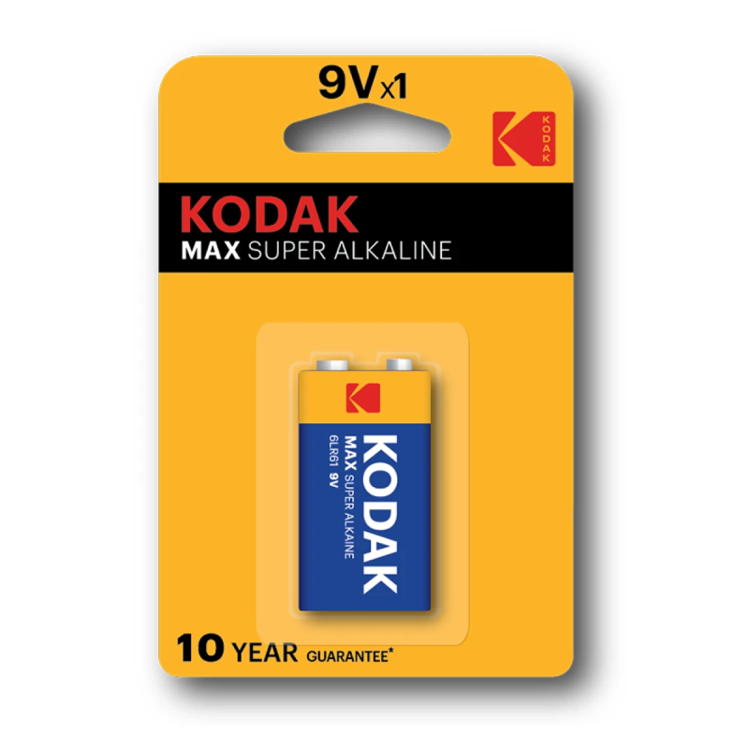 Kodak 9V MAX Super Alkaline Battery