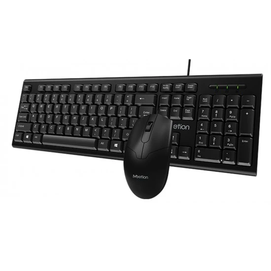 MEETION MT-C100 USB WIRED KEYBOARD AND MOUSE COMBO KIT FOR COMPUTER - BLACK