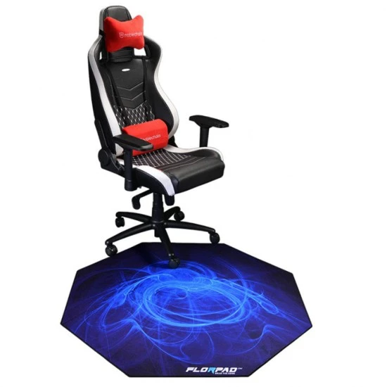 سجادة كرسي مكتب FLORPAD ARCTIC GAMING مقاومة للسوائل ومانعة للضوضاء مع سطح أملس