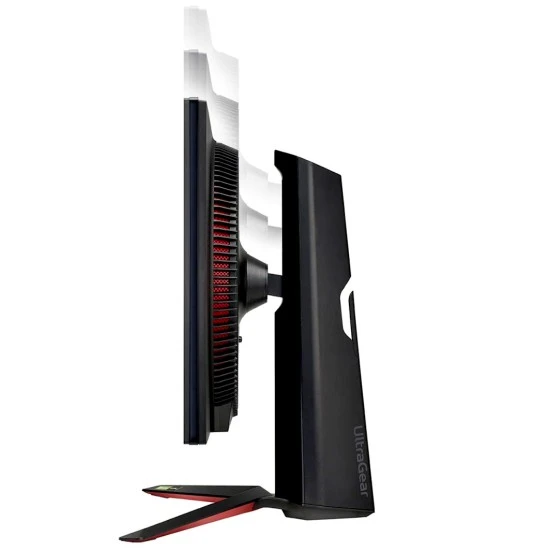 شاشة ألعاب LG 27GP95R-B ULTRAGEAR 4K NANO IPS 1MS (GTG) بتردد 144 هرتز/160 هرتز (زيادة السرعة) ومنفذ HDMI 2.1 مقاس 27 بوصة