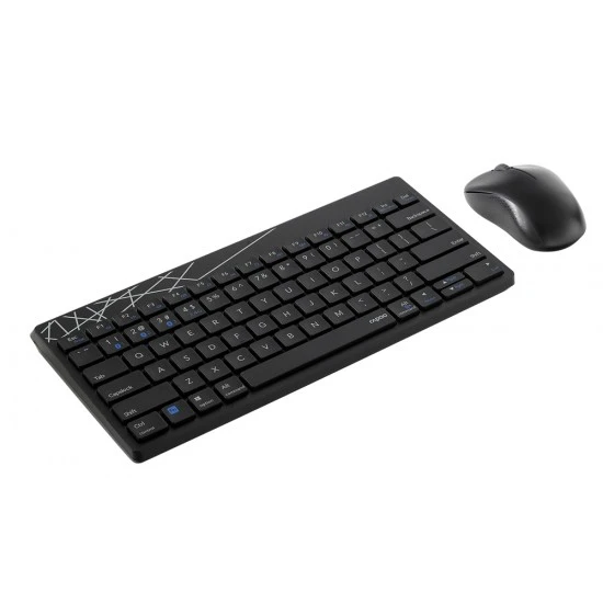 RAPOO 8000GT MULTI-MODE SILENT 1300 DPI BLUETOOTH/ WIRELESS KEYBOARD MOUSE COMBO FOR WINDOWS AND MAC