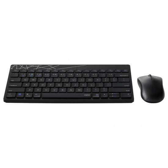 RAPOO 8000GT MULTI-MODE SILENT 1300 DPI BLUETOOTH/ WIRELESS KEYBOARD MOUSE COMBO FOR WINDOWS AND MAC