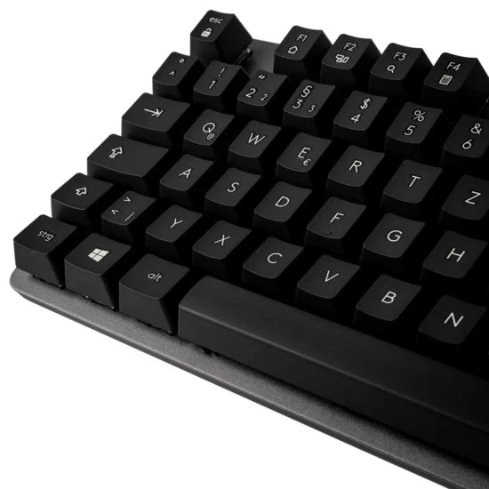 لوحة مفاتيح ميكانيكية سلكية من الألومنيوم من LOGITECH K835 TKL - مفتاح خطي باللون الأحمر الجرافيتي