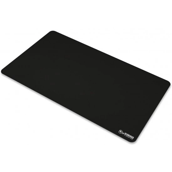 GLORIOUS XL EXTENDED MOUSE PAD LOW FRICTION CLOTH SURFACE AND ANTI-SLIP RUBBER BASE - BLACK (36X61CM)