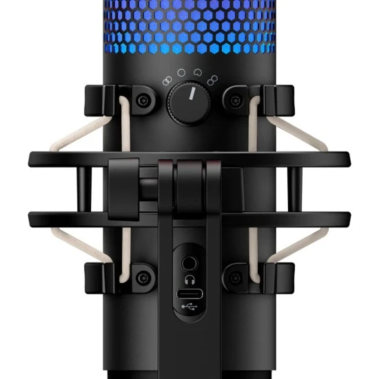 HYPERX QUADCAST S STANDALE RGB USB CONDENSER GAMING MICROPHONE - BLACK