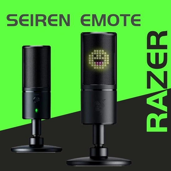 ميكروفون بث RAZER SEIREN EMOTE مع شاشة عرض الرموز التعبيرية