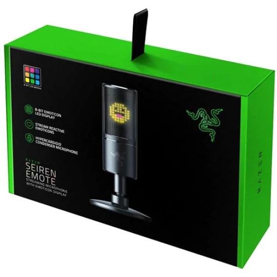 ميكروفون بث RAZER SEIREN EMOTE مع شاشة عرض الرموز التعبيرية