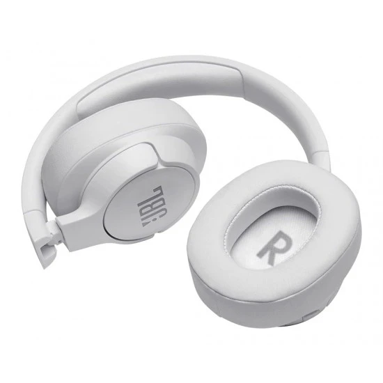 سماعات JBL T760NC خفيفة الوزن لاسلكية مع خاصية إلغاء الضوضاء - أبيض