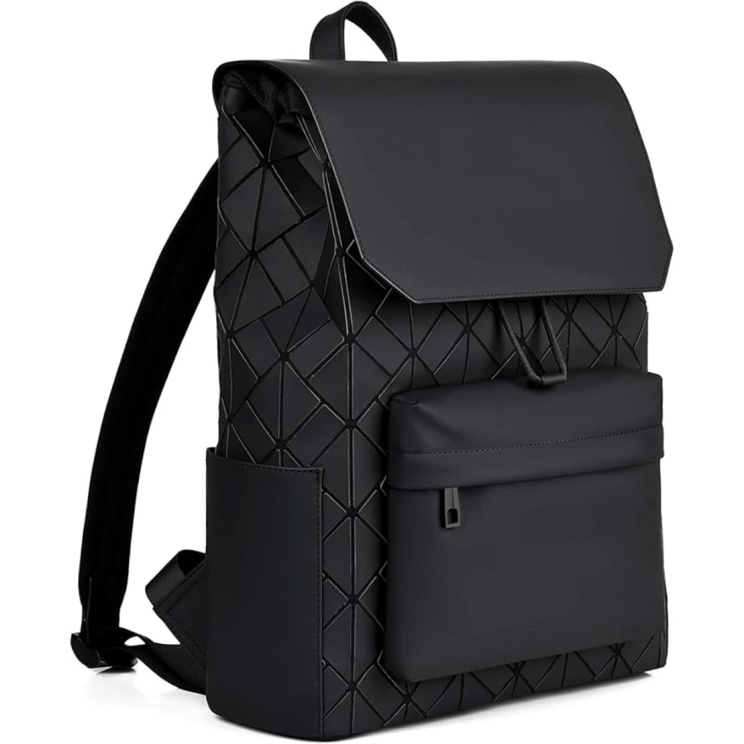 Shock Absorbing Waterproof Laptop Backpack with shoulder strap 15.6” -Black
