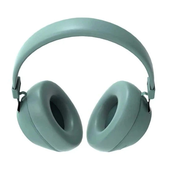 PORODO SOUNDTEC NOISE CANCELLING DEEP SOUND PURE BASS WIRELESS OVER-EAR HEADPHONES - GREEN