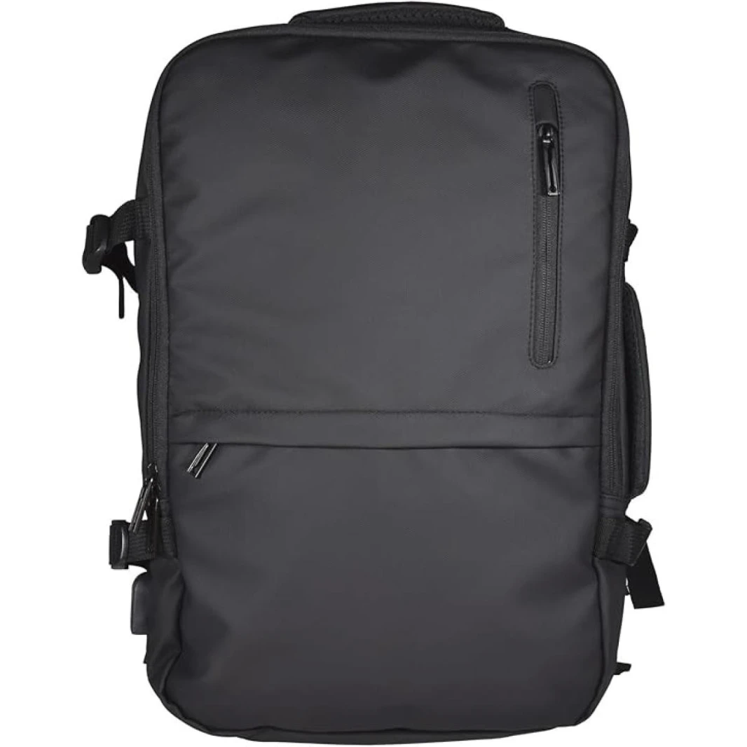 Waterproof S1904 Laptop 17.3" Backpack with USB Port -Black
