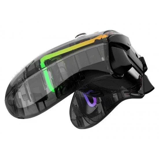 وحدة تحكم الألعاب FANTECH NOVA PRO WGP14 V2 اللاسلكية ذات التأثير القاعدي مع أضواء باردة - باللون الأسود