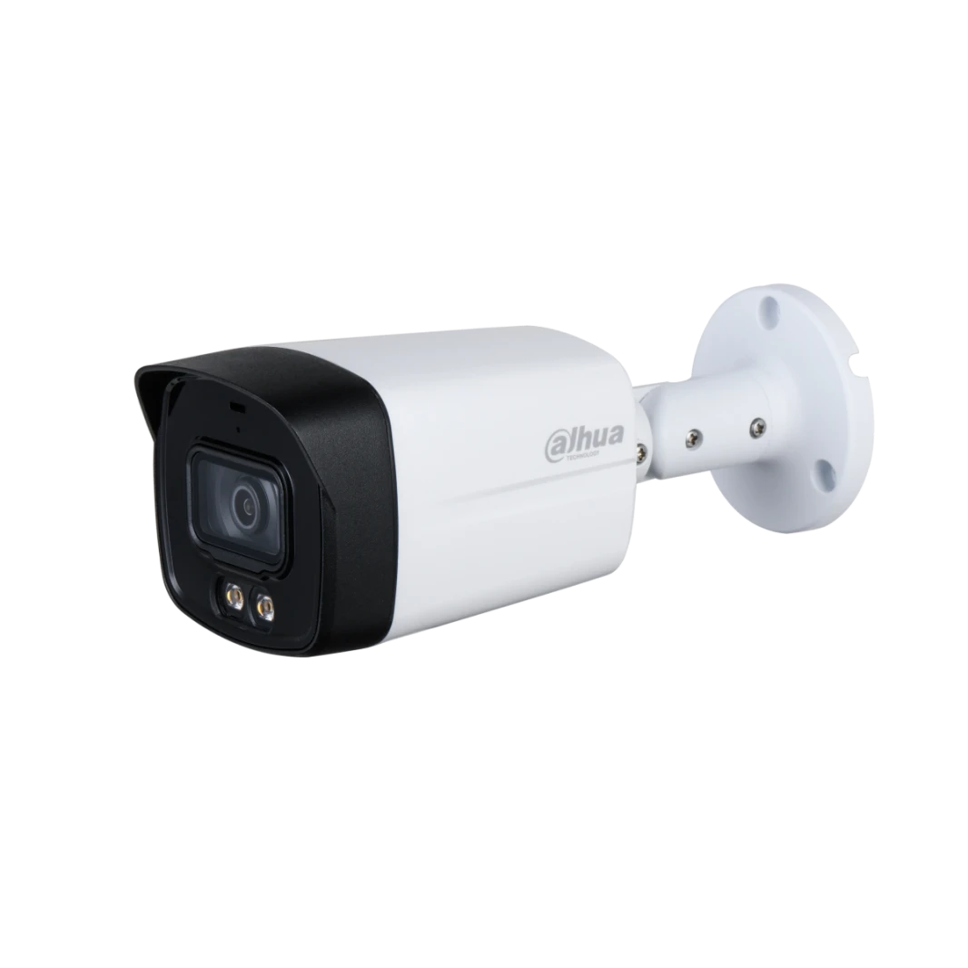 كاميرا Dahua DH-HAC-HFW1509TLM-LED 5MP كاملة الألوان Starlight HDCVI رصاصية (3.6 مم)