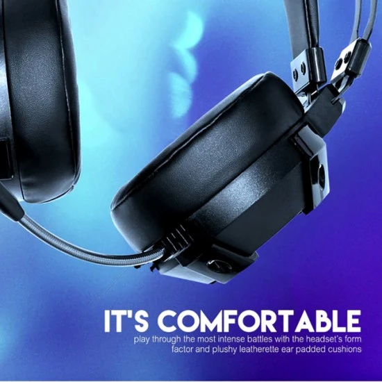 FANTECH HG11 CAPTAIN 7.1 VIRTUL SORROUND SOUND RGB WIRED USB GAMING HEADSET - BLACK