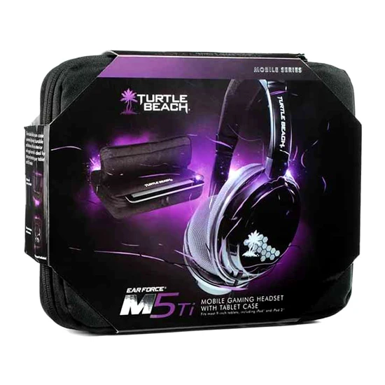 سماعة TURTLE BEACH M5TI المحمولة مقاس 3.5 ملم مع حافظة للكمبيوتر اللوحي