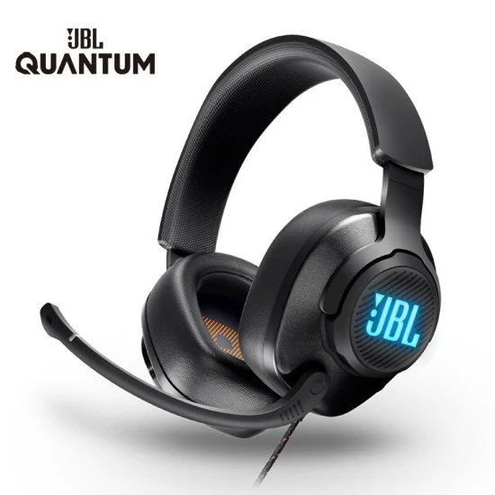 سماعة الألعاب JBL QUANTUM 400 USB فوق الأذن مع قرص الدردشة في اللعبة