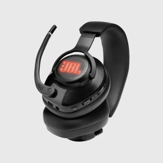 سماعة الألعاب JBL QUANTUM 400 USB فوق الأذن مع قرص الدردشة في اللعبة