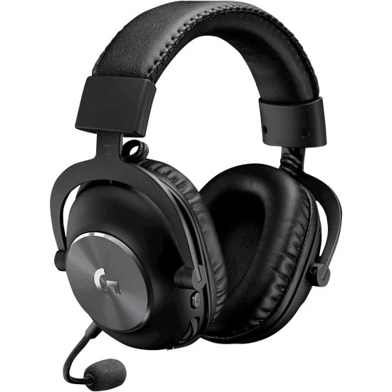 سماعة ألعاب سلكية LOGITECH G PRO X 7.1 - ميكروفون صوتي أزرق