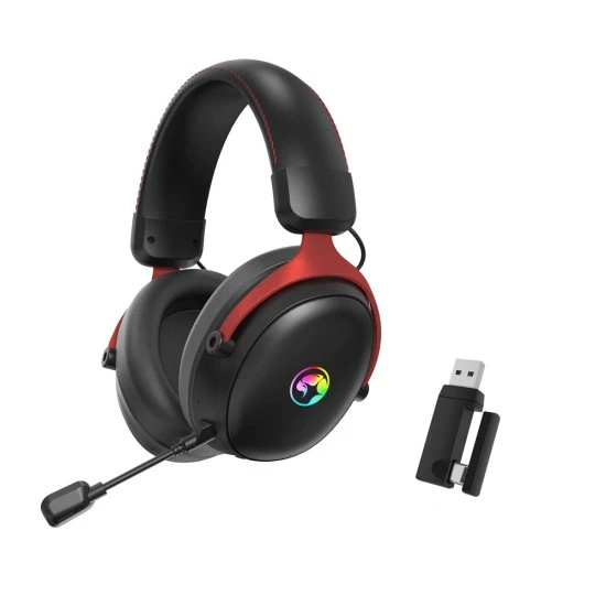 MARVO SCORPION TACTIC X PRO HG9076W TRI-MODE BLUETOOTH - WIRELESS  2.4G 7.1 SURROUND SOUND RGB GAMING HEADPHONES