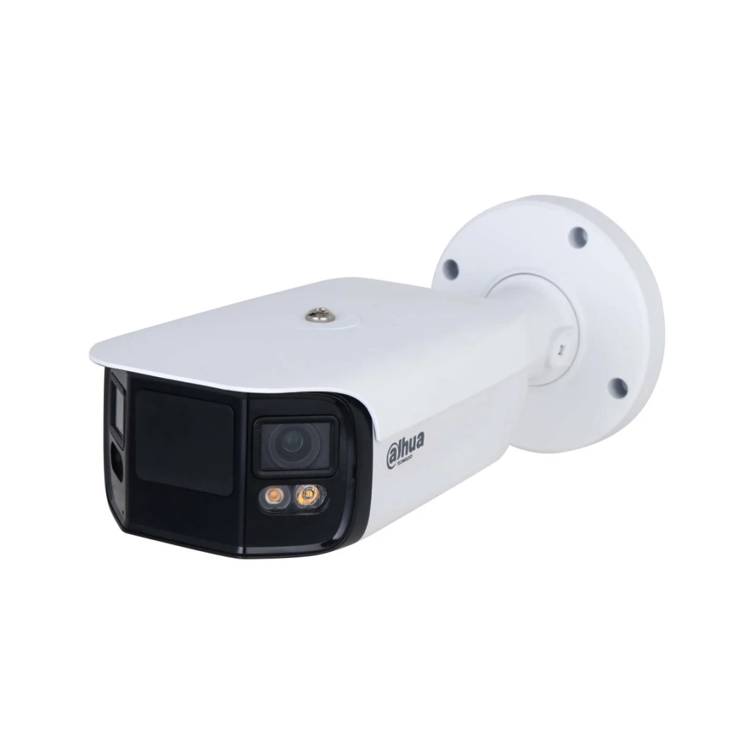 كاميرا Dahua IPC-PFW5849-A180-E2-ASTE 2×4 ميجابكسل ذات عدسة مزدوجة ملونة بالكامل ومزودة بوصلات WizMind Network Camera
