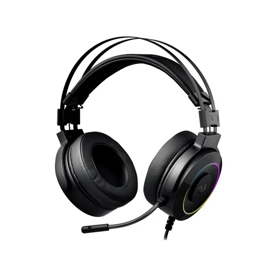 سماعة رأس REDRAGON LAMIA 2 H320 RGB للألعاب بمنفذ USB 7.1 وصوت محيطي مع حامل