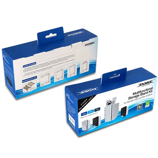 DOBE MULTIFUNCTIONAL STORAGE STAND KIT FOR PS4 SERIES  X-ONE S WHITE