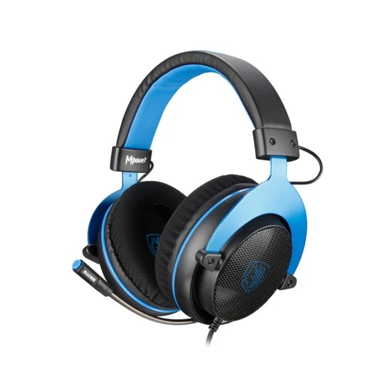 SADES MPOWER SA-723 سماعة رأس ستيريو للألعاب متعددة المنصات - أزرق