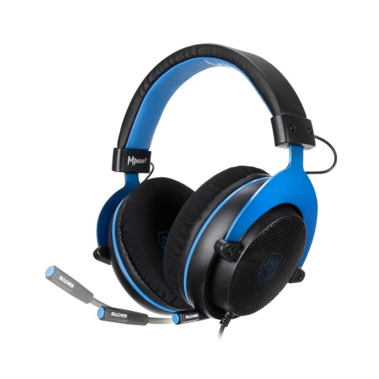 SADES MPOWER SA-723 سماعة رأس ستيريو للألعاب متعددة المنصات - أزرق