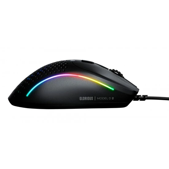 ماوس الألعاب السلكي GLORIOUS MODEL D 2 ULTRALIGHT 58G BAMF 2.0 26K OPTICAL SENSOR RGB - أسود غير لامع